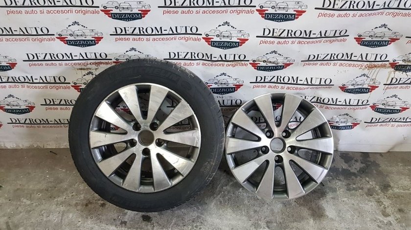 2 jante aliaj originale 16'' VW Passat B6 5x112 7Jx16 et45 cod piesa : 3C0601025C