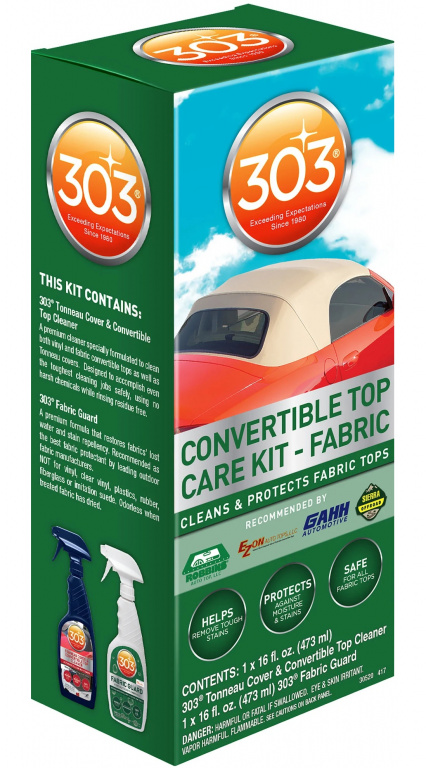 303 Convertible Top Care Kit Fabric Kit Solutii Curatare Si Impermeabilizare Textile Plafon Cabrio Exterior Soft-Top 303-30520