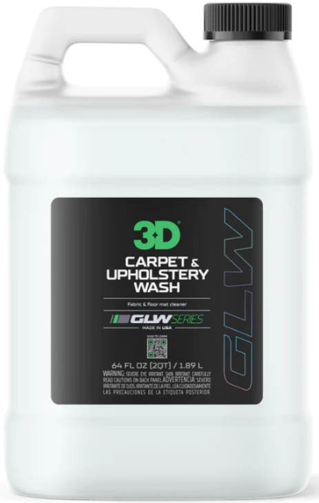 3D GLW Series Carpet &amp; Upholstery Wash Solutie Curatat Tapiterie 1.89L 350OZ64