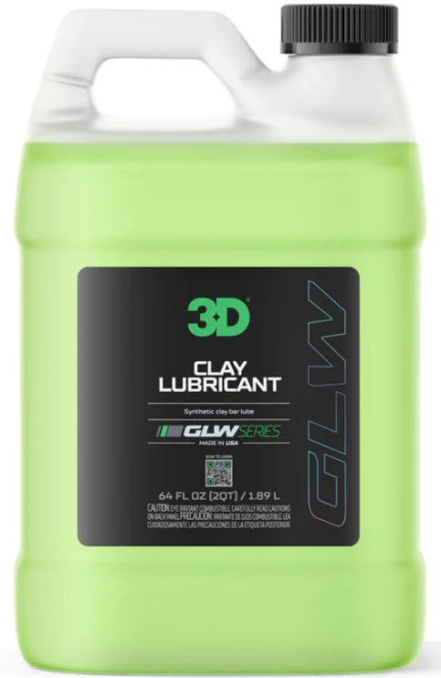 3D GLW Series Clay Lubricant Lubrifiant Agrila Decontaminare 1.89L 343OZ64