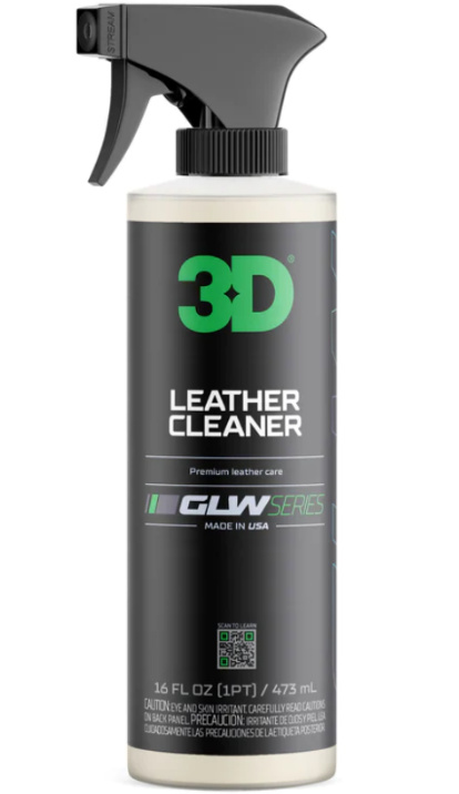 3D GLW Series Leather Cleaner Solutie Curatat Piele Auto 473ML 348OZ16