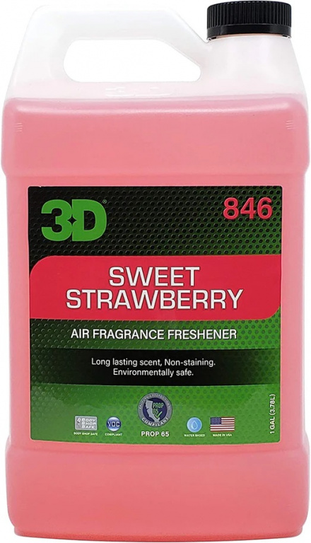 3D Sweet Strawberry Odorizant Auto 3.78L 846OZ64