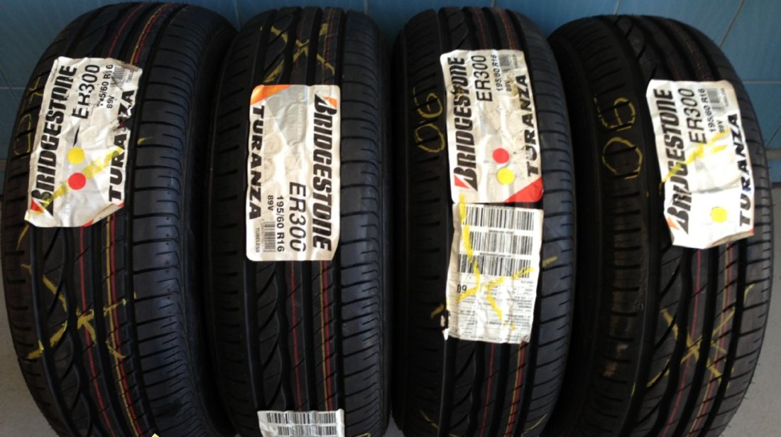 4 anvelope 195/60/16 bridgestone de vara noi #177893