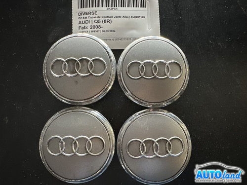 4l0601170 Q7 Set Capacele Centrale Jante Aliaj Audi Q5 8R 2008