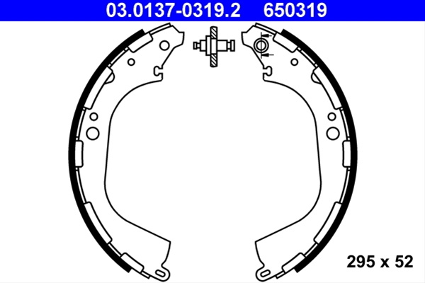 650319 Set Saboti Frana Ate Nissan 03.0137-0319.2