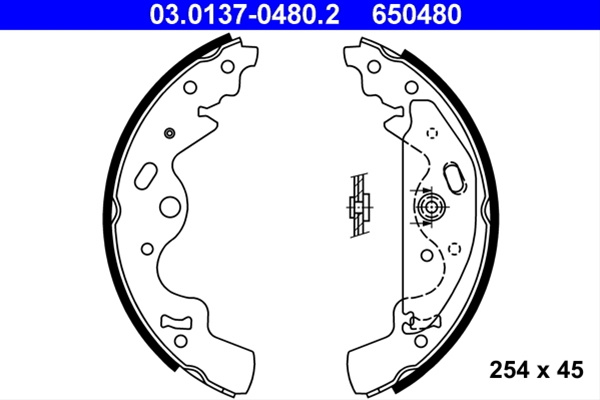 650480 Set Saboti Frana - Ate Land Rover 03.0137-0480.2