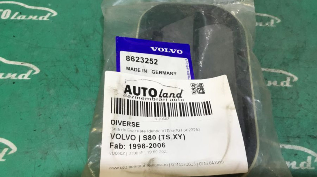 8623252 Grila de Evacuare Identic V70/xc70 Volvo S80 TS,XY 1998-2006