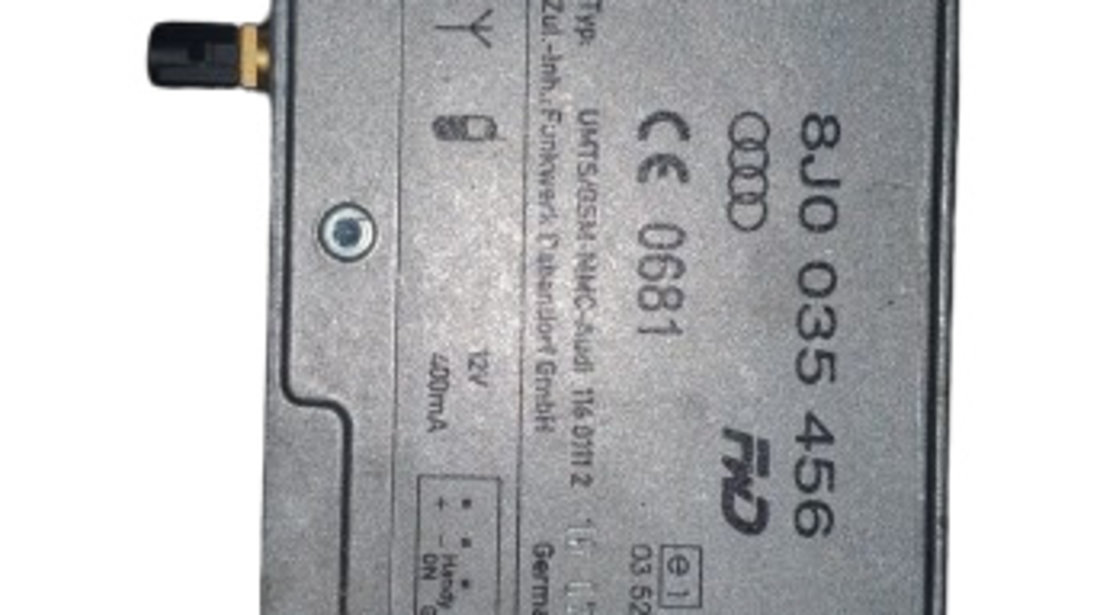 8J0035456 Amplificator antena Audi Fab: 2007-Prezent