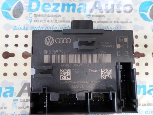 8K0959792P Modul usa dreapta fata Audi A4