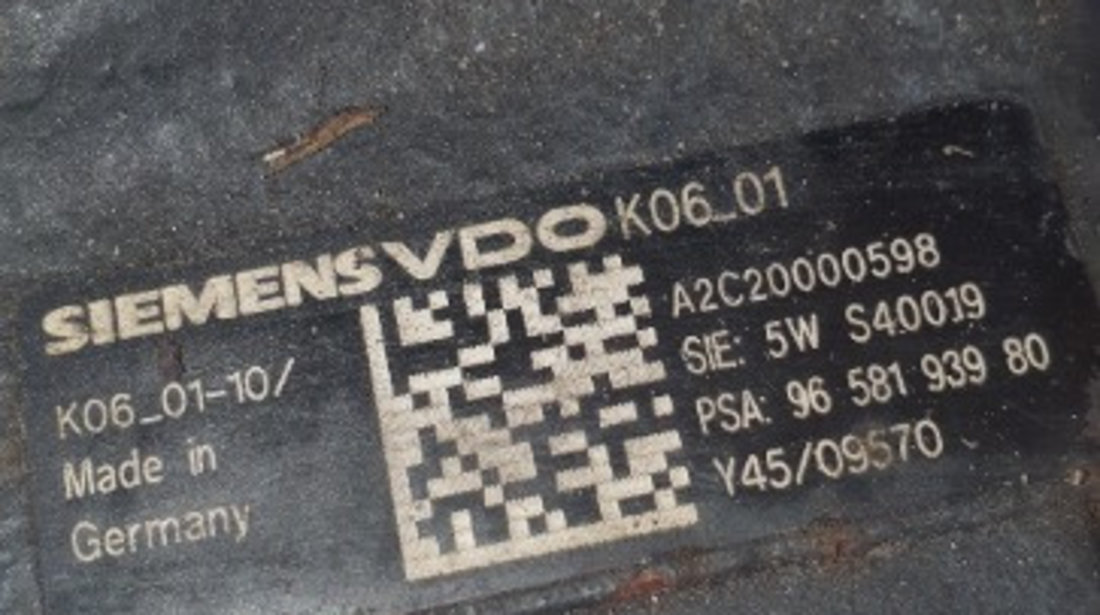 9658193980 Pompa de inalta presiune Citroen C5 (3) 2.0 HDI RHR