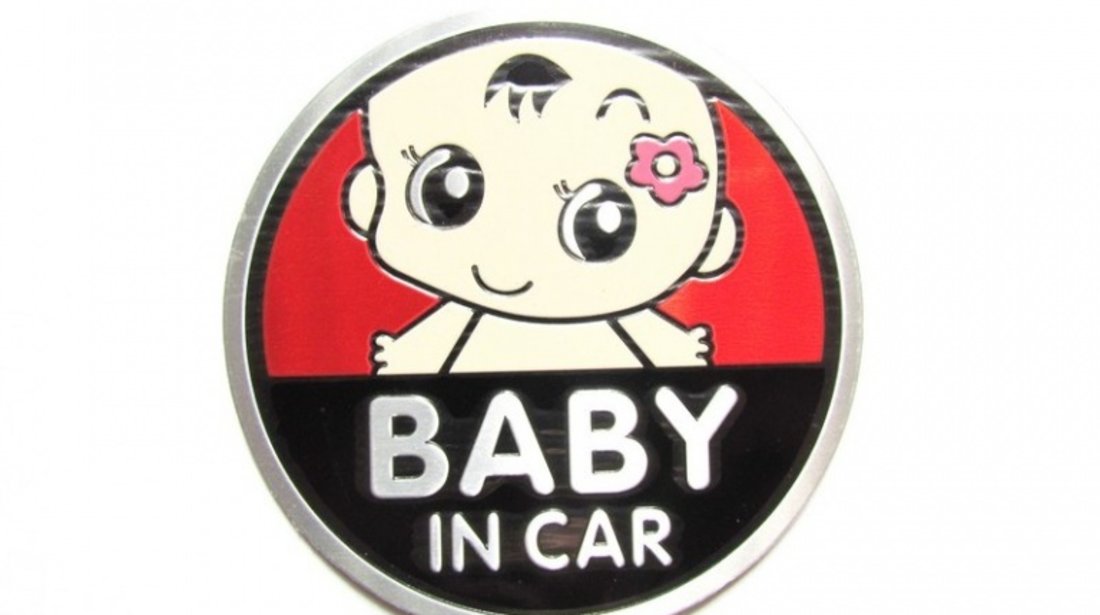 Abtibild Baby In Car TS-121 Rosu