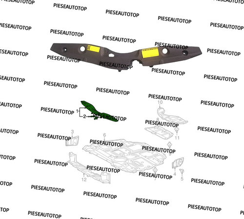 Acoperire panou frontal superior Toyota Prius 2009-2016 NOU 53289-47033