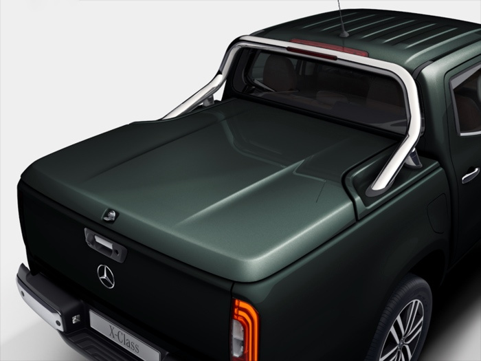 Acoperire Plastic Portbagaj Cu Styling Bar Oe Mercedes-Benz X-Class 2017→ Verde Granit A47085101006580