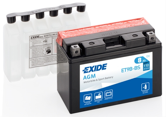 Acumulator Agm (*acid) +st Exide ET9B-BS