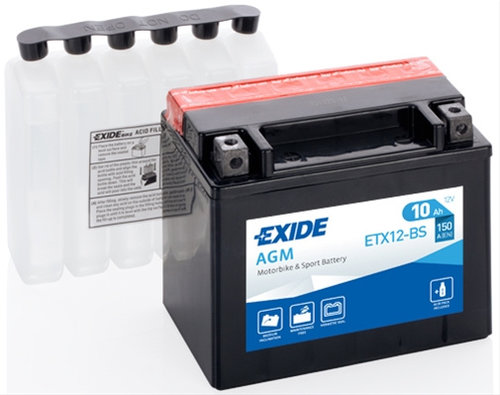 Acumulator Agm (*acid) +st Exide ETX12-BS