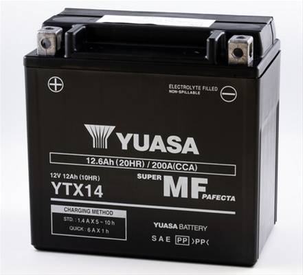 Acumulator Moto 12v 12ah 200a (wc) Yuasa Suzuki YTX14