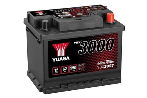 Acumulator Yuasa 3000 Asia 12v 62ah 550a 242x175x190 +dr Audi YBX3027