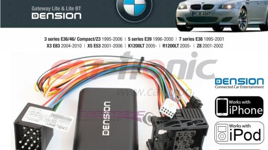 Adaptor USB, iPod, iPhone, AUX-IN dedicat BMW Seria 3 E36 E46 Seria 5 E39  Seria 7 E38 X5 E53 Z3 Z8 #1468885