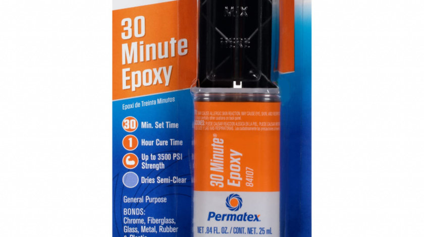 Adeziv Epoxy Permatex 30 Minute Epoxy Rezistenta Inalta 25ML AMT60-102