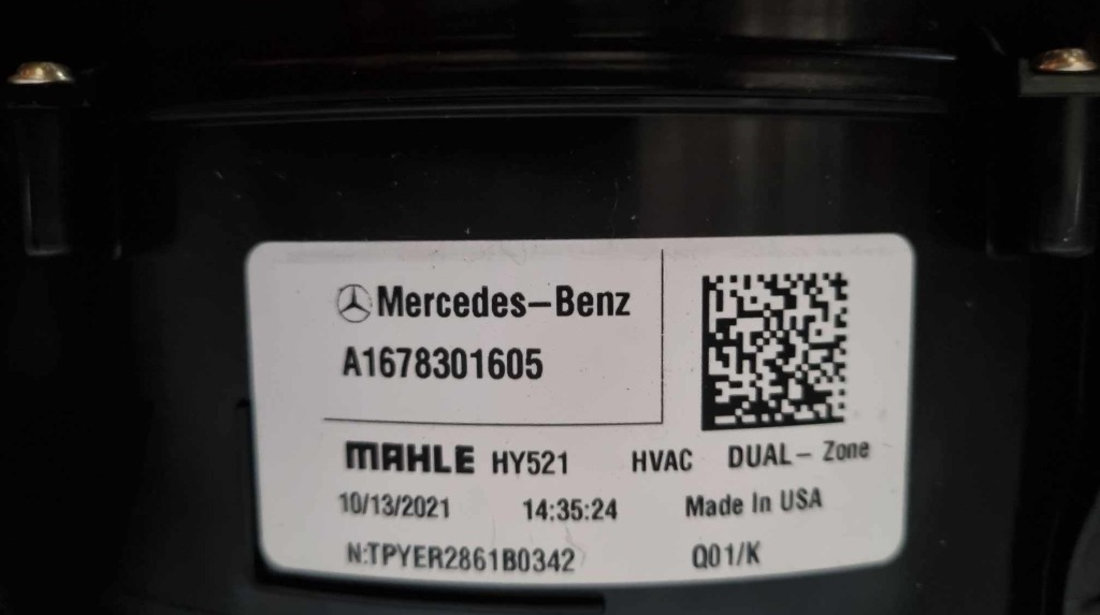 Aeroterma bord A1678301605 Mercedes-Benz GLE (C167) AMG 53 EQ Boost 4-matic+ 435 cai