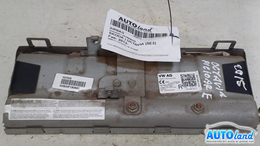 Airbag 5g2880842d Genunchi Skoda OCTAVIA 5E3 2012