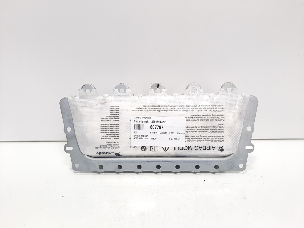 Airbag pasager, cod 39915942201, Bmw 5 Touring (F11) (idi:607797)