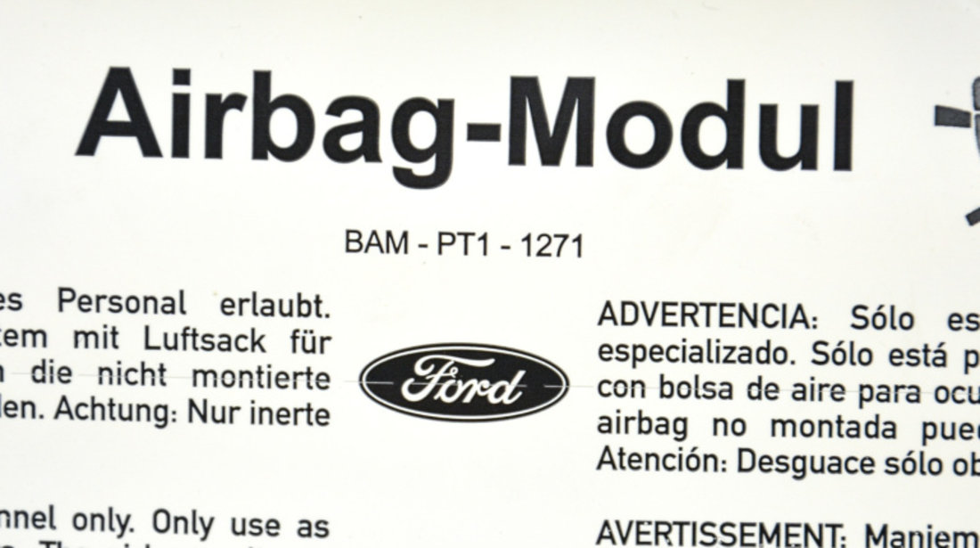 Airbag Pasager Ford S-MAX (WA6) 2006 - 2023 6G9N042A94BE, 6G9N-042A94-BE, 6G9N-042A94, 6G9N042A94