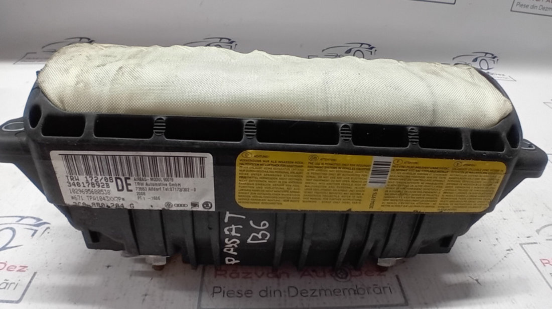 Airbag pasager Volkswagen Passat B6 2006, 3C0880204G