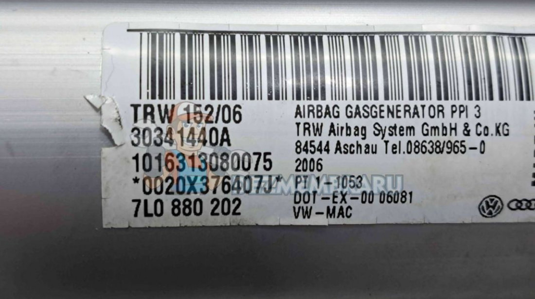 Airbag pasager Volkswagen Touareg (7LA, 7L6) [Fabr 2003-2010] 7L0880202