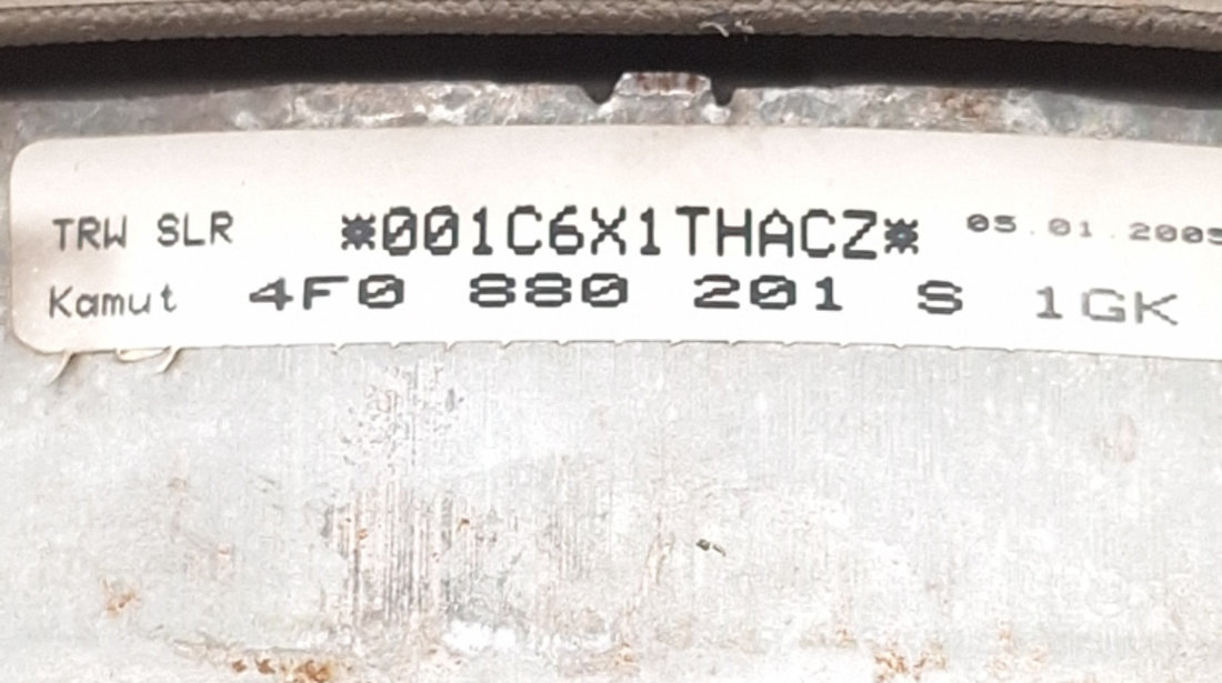 Airbag Sofer Audi A6 (4F, C6) 2004 - 2011 4F0880201S, 4F0 880 201 S, 4F0880201, 4F0880201S1GK, 001C6X1THACZ