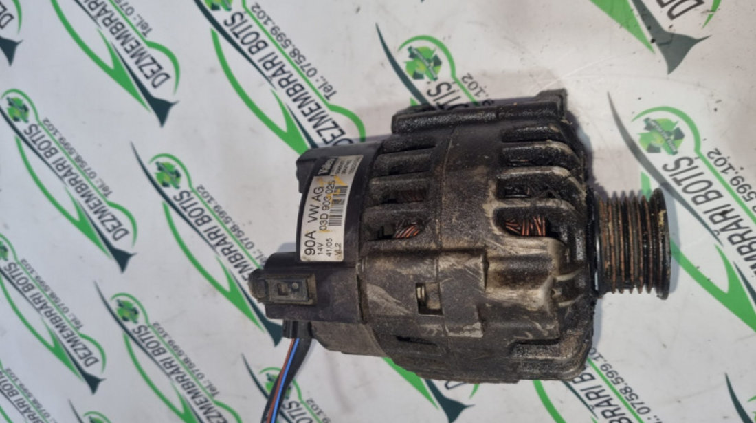 Alternator 03D903025J Skoda Fabia 6Y [1999 - 2004] Hatchback 5-usi 1.2 MT (54 hp)