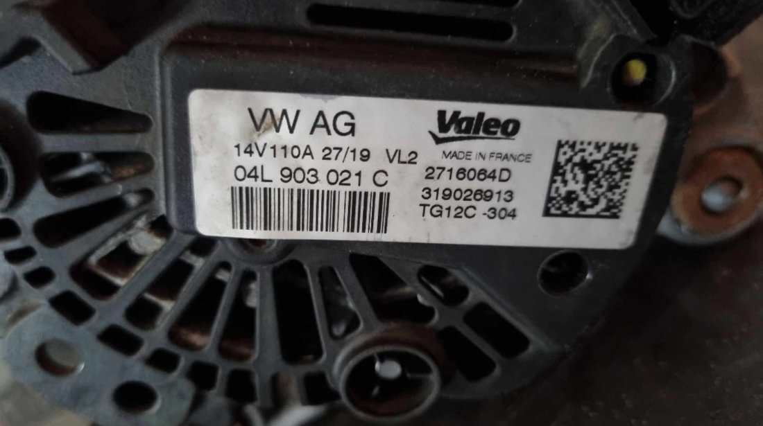 Alternator 04L903021C Seat Ibiza V 1.6 TDI DGTA 115 cai