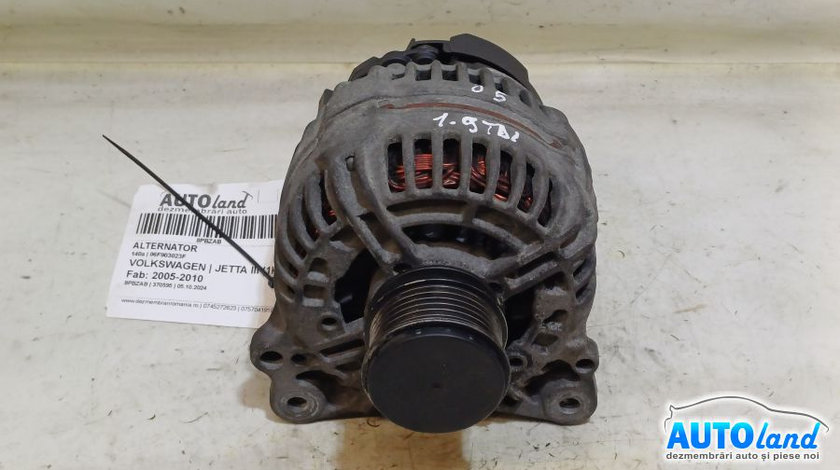 Alternator 06f903023f 140a Volkswagen JETTA III 1K2 2005-2010