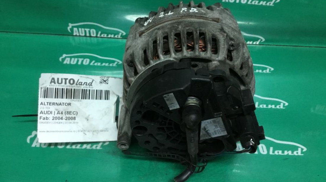 Alternator 06f903023j 2.0 TDI Audi A4 8EC 2004-2008