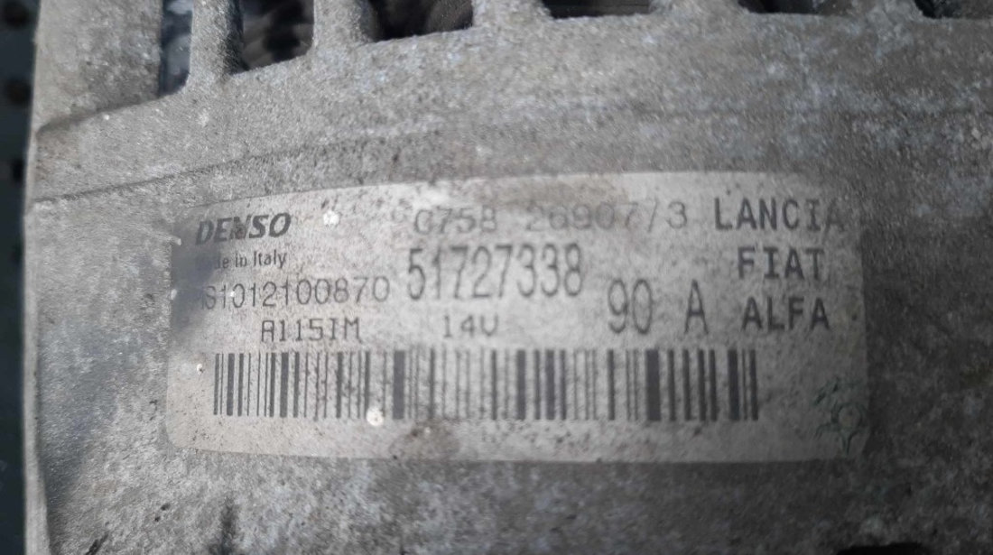 Alternator 1.9 d fiat bravo 2 idea stilo lancia musa 51727338