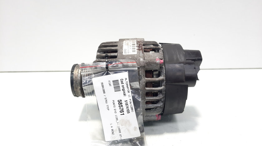 Alternator 120A, cod 51874105, Fiat Punto Evo (199), 1.4 benz, 350A1000 (id:585761)