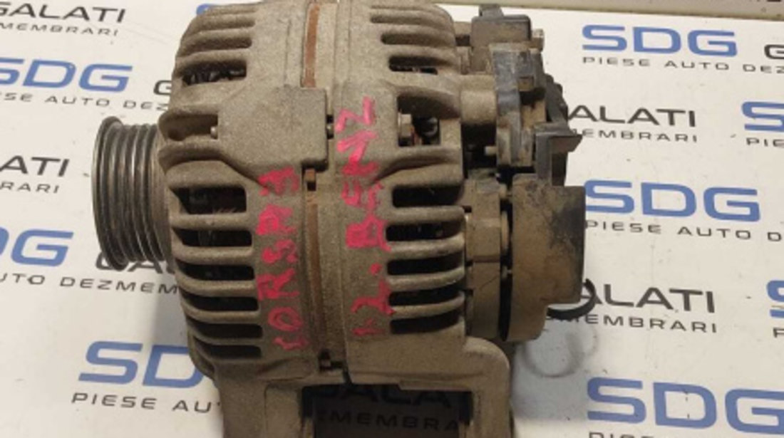 Alternator 120A Opel Corsa C 1.0 1.2 B 2000 - 2006 Cod 13143128 0124425010 [I0029]