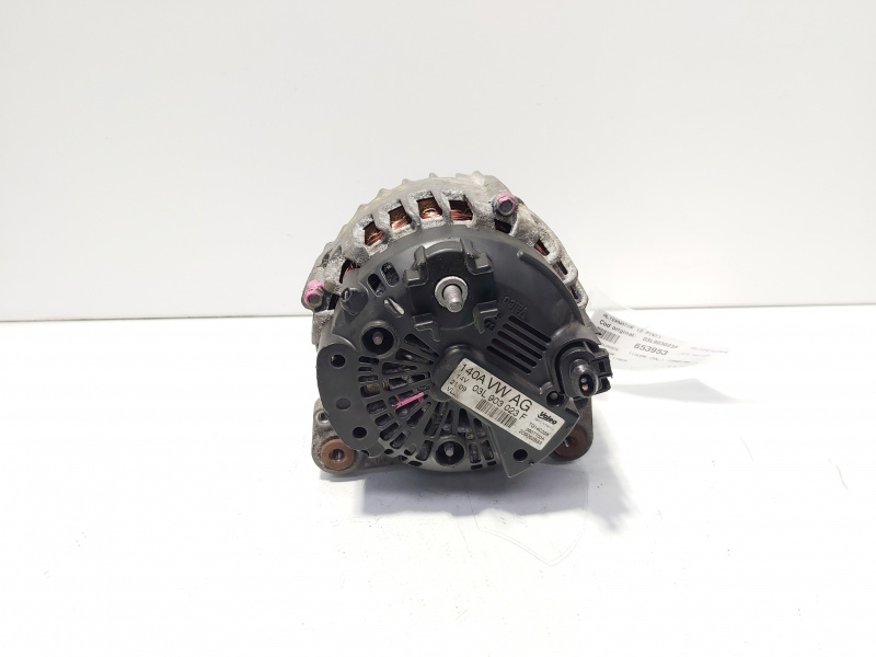 Alternator 140A Valeo, cod 03L903023F, Vw Golf 6 (5K1), 2.0 TDI, CFG (idi:653953)