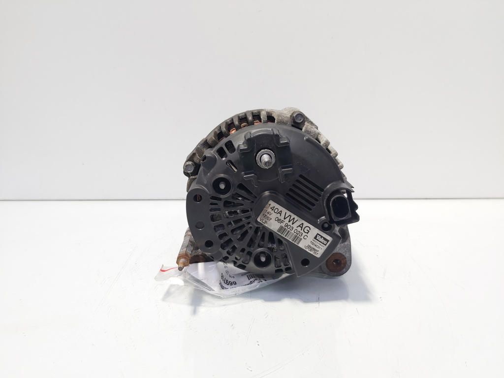 Alternator 140A Valeo, cod 06F903023C, Audi A3 Sportback (8PA), 2.0 TDI, AZV (idi:669718)