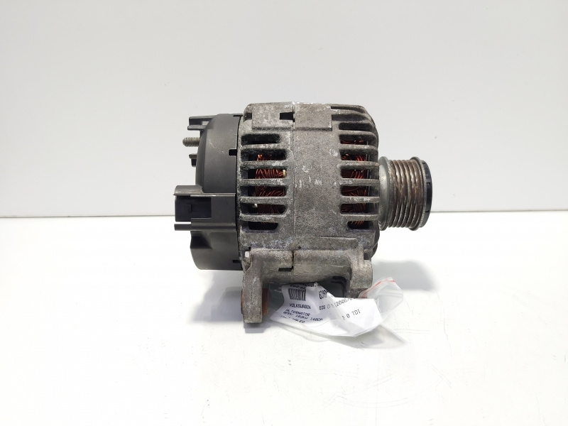 Alternator 140A, Valeo, cod 06F903023C, Audi A3 Sportback (8PA) 2.0 TDI, BMM (idi:627460)