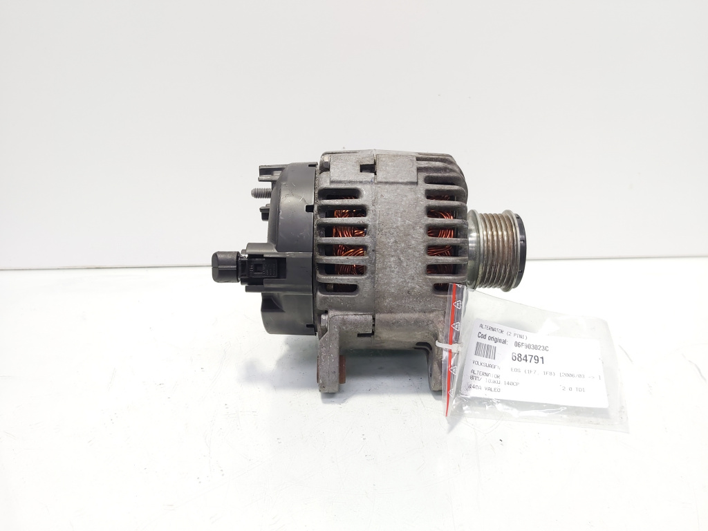 Alternator 140A Valeo, cod 06F903023C, Seat Toledo 3 (5P2), 2.0 TDI, BKD (idi:684791)