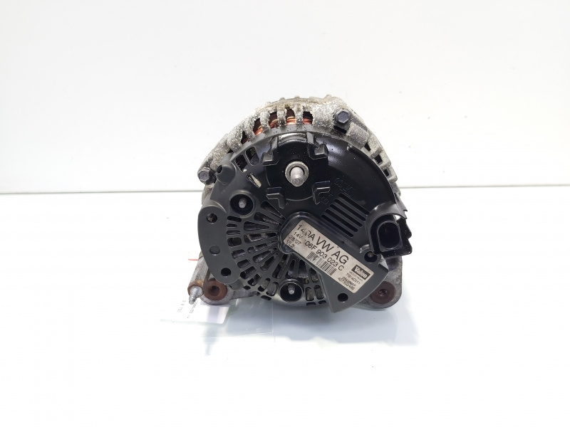 Alternator 140A, Valeo, cod 06F903023C, Skoda Superb II (3T4) 2.0 TDI, BKD (idi:648505)