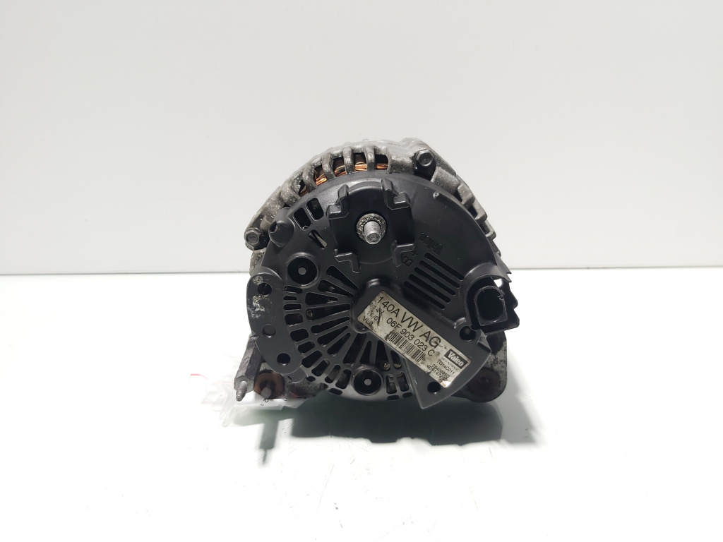 Alternator 140A Valeo, cod 06F903023C, VW Golf 5 (1K1), 2.0 TDI, BMM (idi:668178)