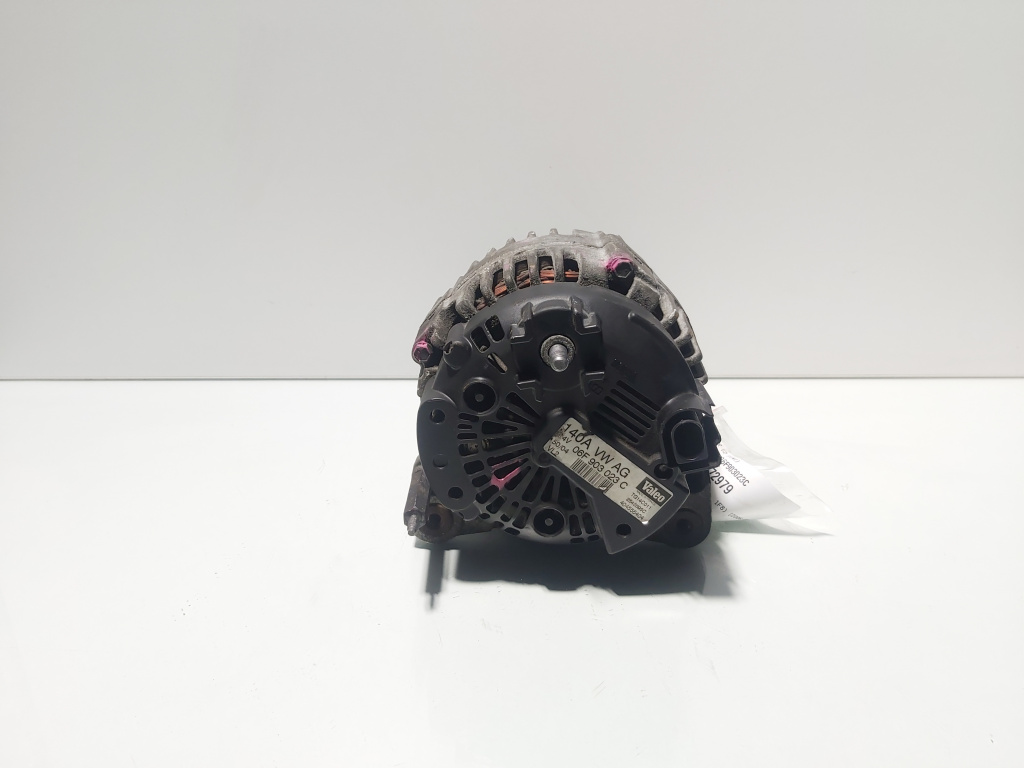 Alternator 140A Valeo, cod 06F903023C, Vw Golf 5 Plus (5M1), 2.0 TDI, BMM (idi:672979)