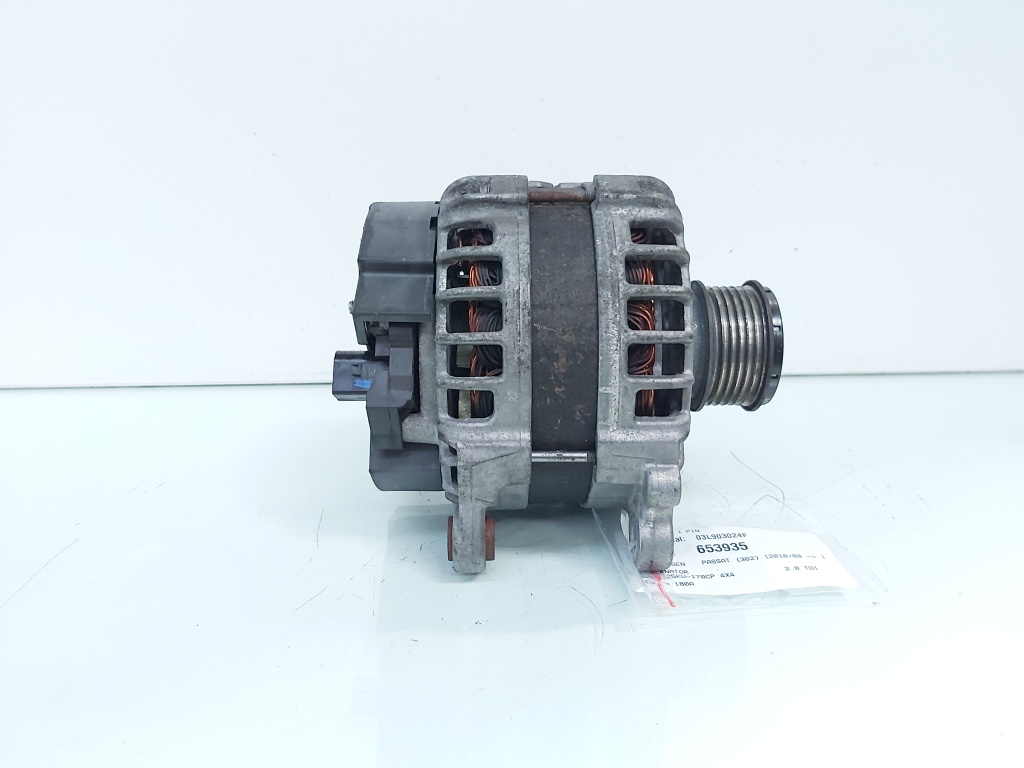 Alternator 180A Bosch, cod 03L903024F, Skoda Superb II (3T4), 2.0 TDI, CFF (idi:653935)