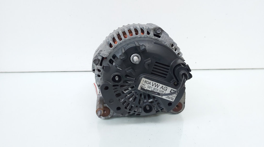 Alternator 180A Valeo, cod 021903026L, Vw Touran (1T1, 1T2) 2.0 TDI, BMM (idi:664034)