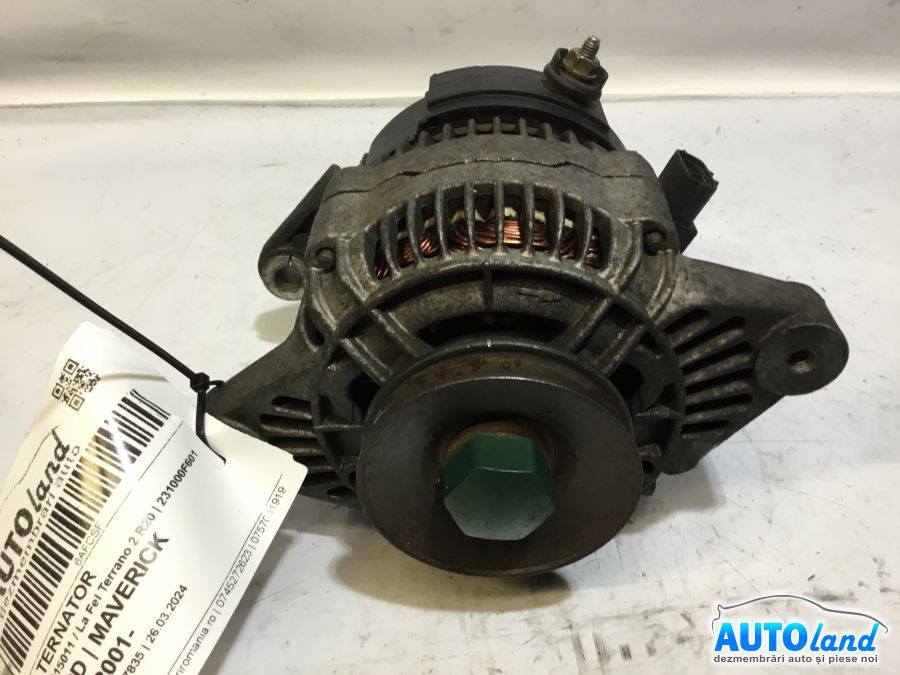 Alternator 231000f601 0123115011 / La Fel Terrano 2 R20 Ford MAVERICK 2001