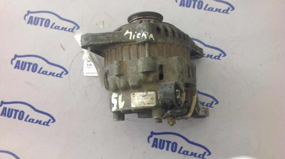 Alternator 2310030b10 1.2 Benzina, 3 Caneluri, 60 A Nissan MICRA I K10 1982-1992