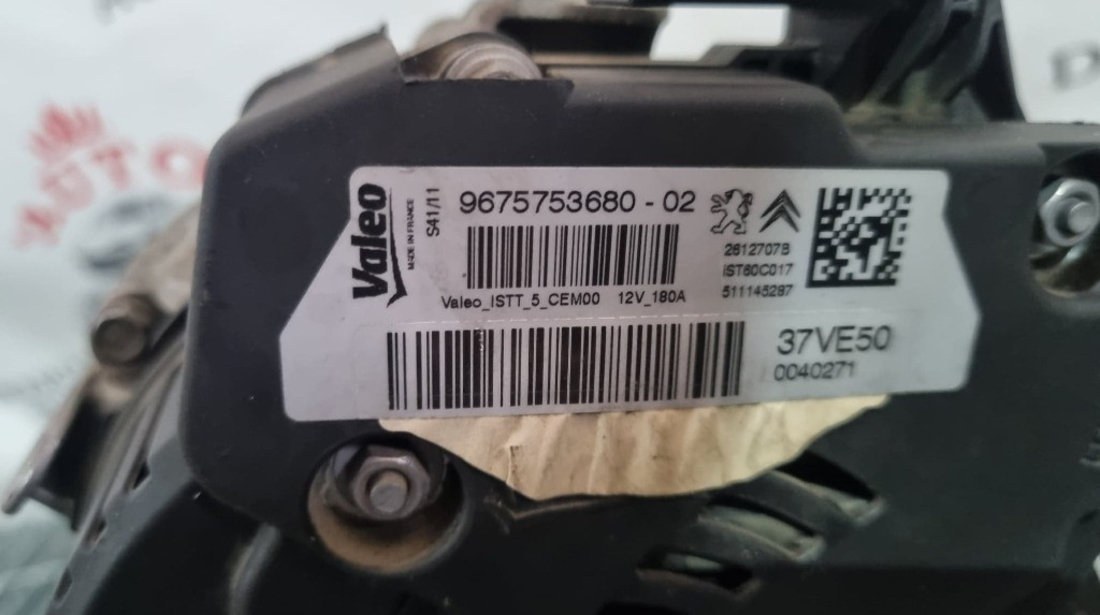 Alternator (70.000 km) CITROËN C4 II 1.6 HDi 114cp cod piesa : 9675753680