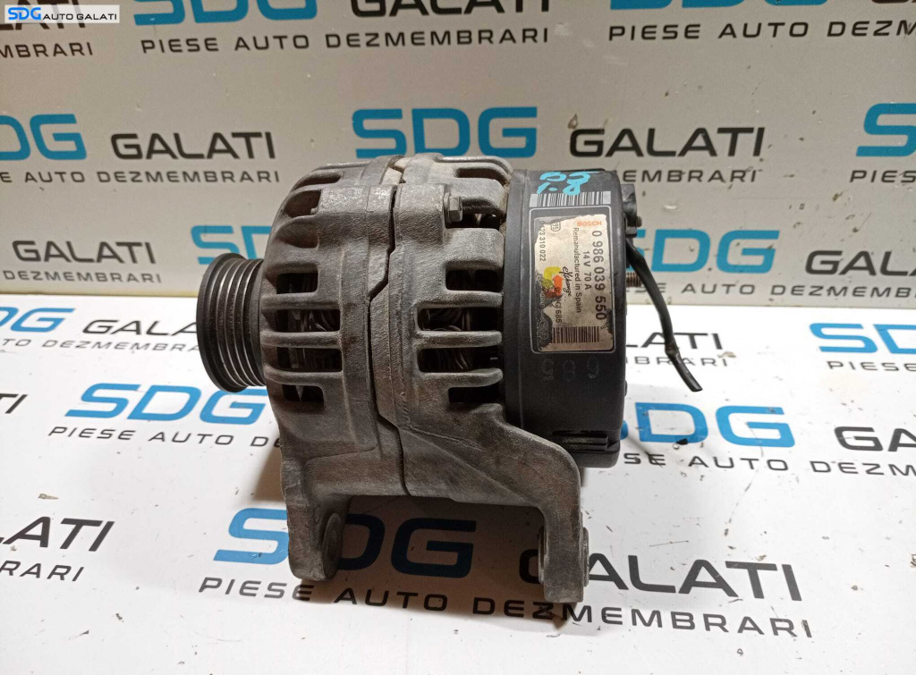 Alternator 70A BOSCH Audi A4 B5 1.8 1994 - 2001 Cod 0986039550 0123310022 [M7437]